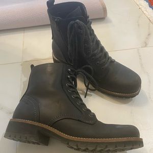 ECCO combat boots